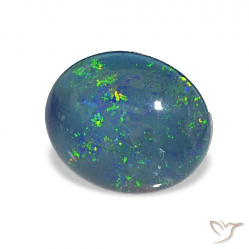 Opala Triplet Multicolorido Natural 2.93ct, oval, Opaco
