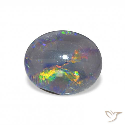 2.68ct Multicolorido Opala Triplet, oval, Opaco
