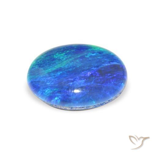 Opala Triplet Multicolorido Natural 2.79ct, oval, Opaco