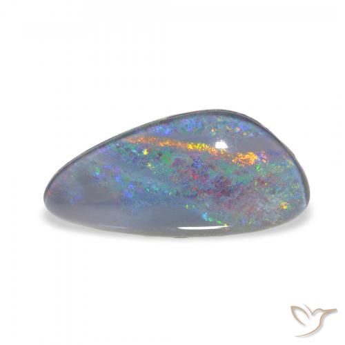 4.22ct Natural Multicolorido Opala Triplet, Chique, Opaco