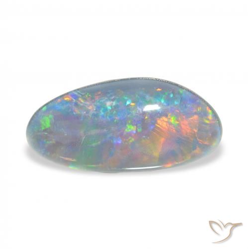 3.48ct Natural Multicolorido Opala Triplet, Chique, Opaco