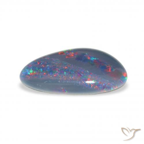 Opala Triplet Multicolorido Natural 3.13ct, Chique, Opaco