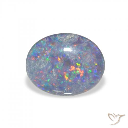 2.33ct Natural Multicolorido Opala Triplet, oval, Opaco