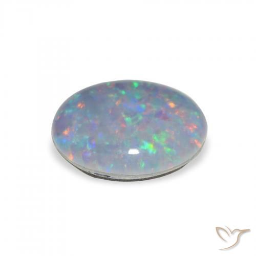 Opala Triplet Multicolorido Natural 2.39ct, oval, Opaco