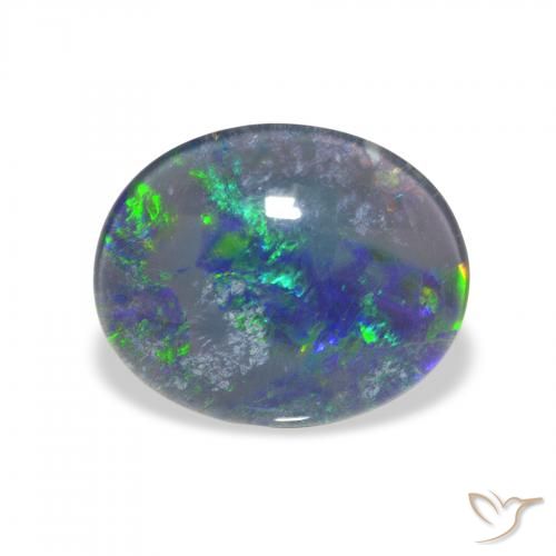 2.85ct Natural Multicolorido Opala Triplet, oval, Opaco