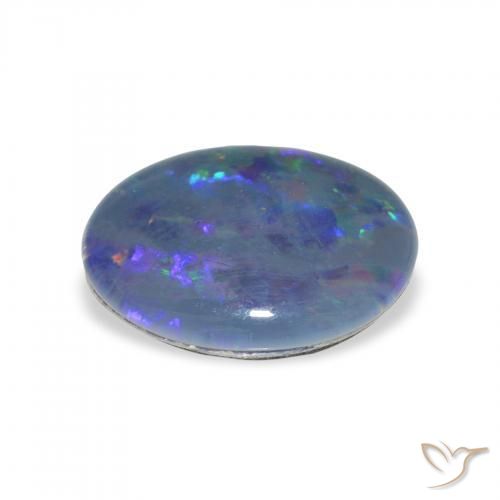 Opala Triplet Multicolorido Natural 2.82ct, oval, Opaco