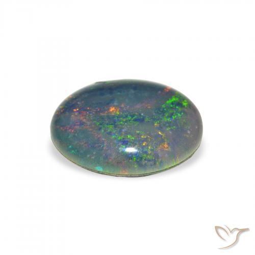 Opala Triplet Multicolorido Natural 2.11ct, oval, Opaco