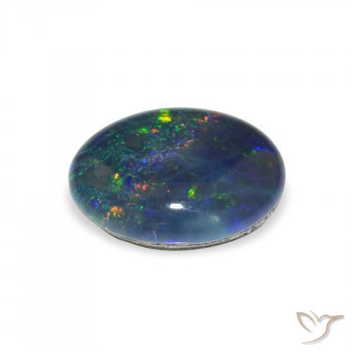 Opala Triplet Multicolorido Natural 2.57ct, oval, Opaco
