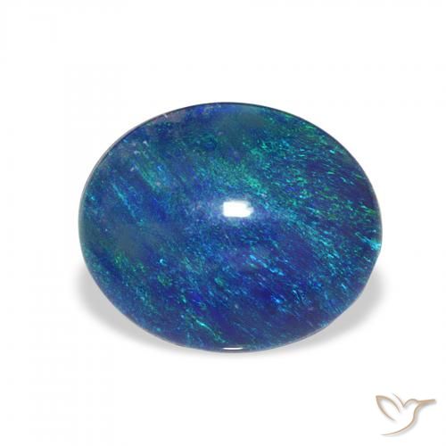 2.94ct Natural Multicolorido Opala Triplet, oval, Opaco