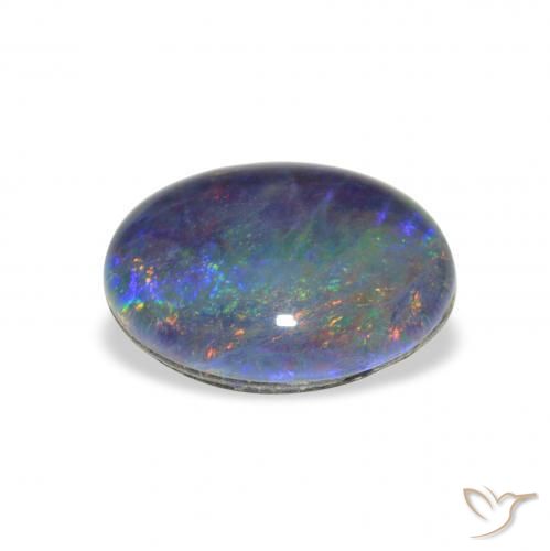 Opala Triplet Multicolorido Natural 2.57ct, oval, Opaco