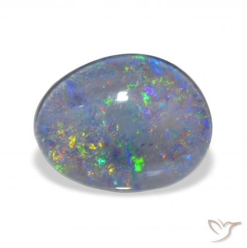7.66ct Natural Multicolorido Opala Triplet, Chique, Opaco