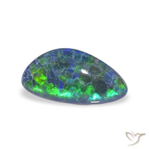 Opala Triplet Multicolorido Natural 1.53ct, Chique, Opaco