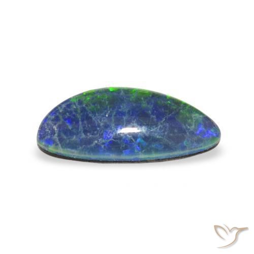 Opala Triplet Multicolorido Natural 1.53ct, Chique, Opaco