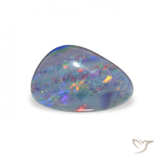 1.63ct Multicolorido Opala Triplet, Chique, Opaco