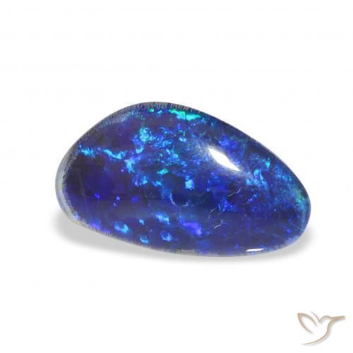 Opala Triplet Multicolorido Natural 4.67ct, Chique, Opaco