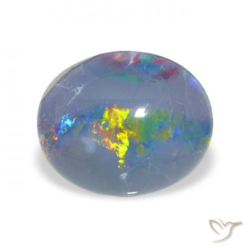 2.54ct Natural Multicolorido Opala Triplet, oval, Opaco