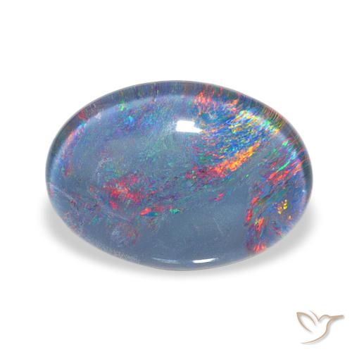 4.28ct Natural Multicolorido Opala Triplet, oval, Opaco