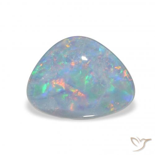2.71ct Natural Multicolorido Opala Triplet, Trilhão, Opaco