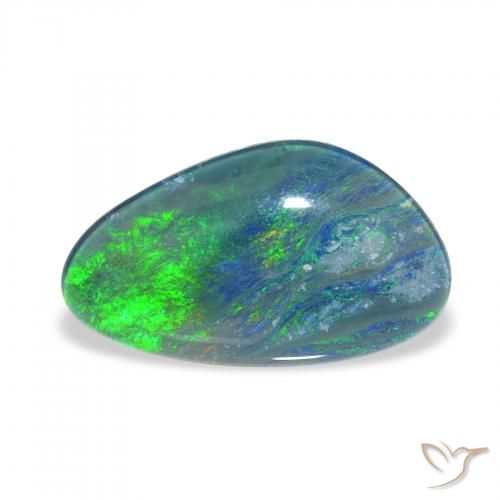 3.26ct Natural Multicolorido Opala Triplet, Chique, Opaco