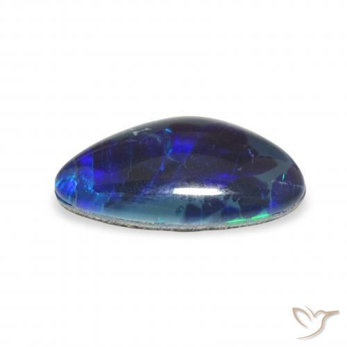 Opala Triplet Multicolorido Natural 2.36ct, Chique, Opaco