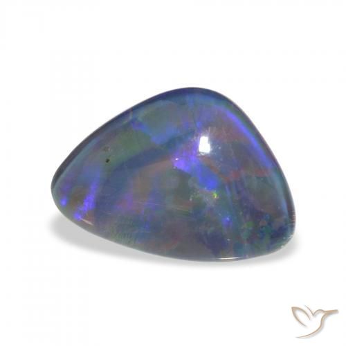 Opala Triplet Multicolorido Natural 1.94ct, Chique, Opaco
