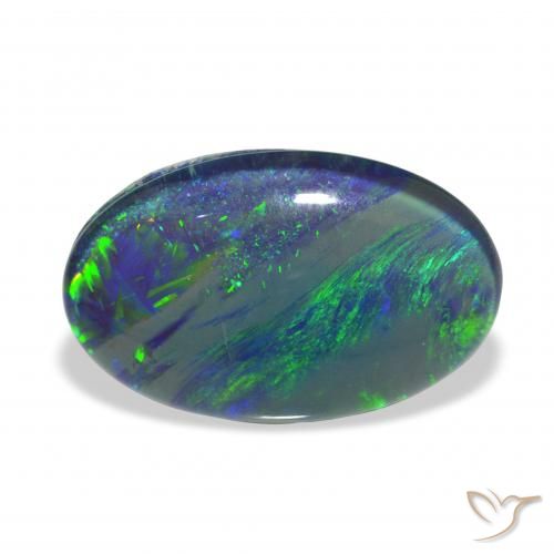4.27ct Natural Multicolorido Opala Triplet, oval, Opaco