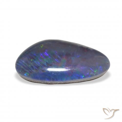 Opala Triplet Multicolorido Natural 3.60ct, Chique, Opaco