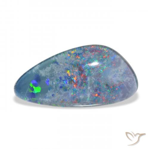 4.10ct Natural Multicolorido Opala Triplet, Chique, Opaco