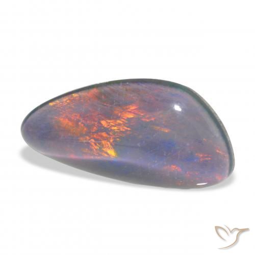 Opala Triplet Multicolorido Natural 4.15ct, Chique, Opaco