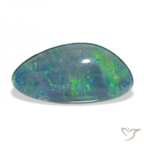 5.14ct Natural Multicolorido Opala Triplet, Chique, Opaco