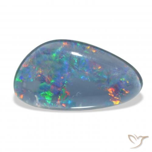 7.34ct Natural Multicolorido Opala Triplet, Chique, Opaco