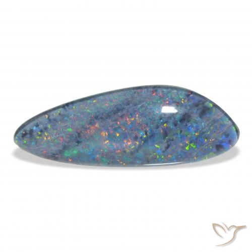 4.44ct Natural Multicolorido Opala Triplet, Chique, Opaco
