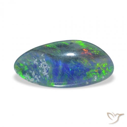 3.24ct Natural Multicolorido Opala Triplet, Chique, Opaco