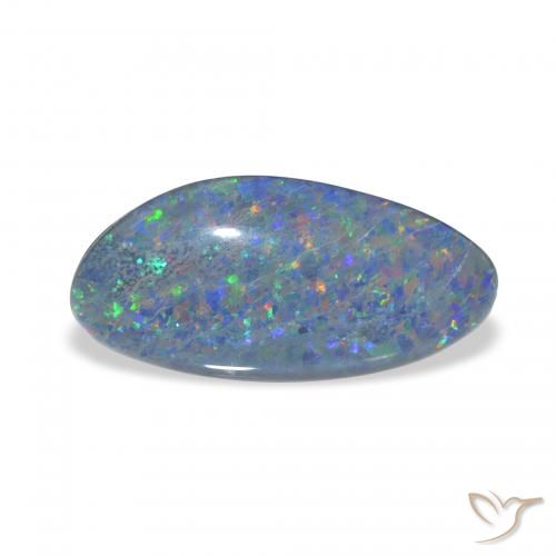 3.62ct Multicolorido Opala Triplet, Chique, Opaco