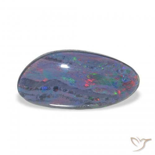 3.84ct Natural Multicolorido Opala Triplet, Chique, Opaco