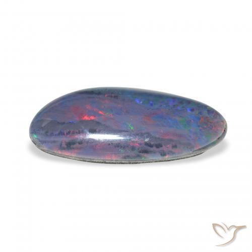 Opala Triplet Multicolorido Natural 3.84ct, Chique, Opaco