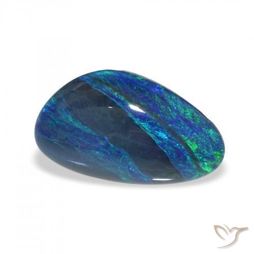 Opala Triplet Multicolorido Natural 3.22ct, Chique, Opaco