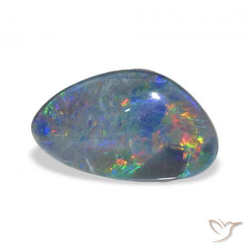 Opala Triplet Multicolorido Natural 3.75ct, Chique, Opaco