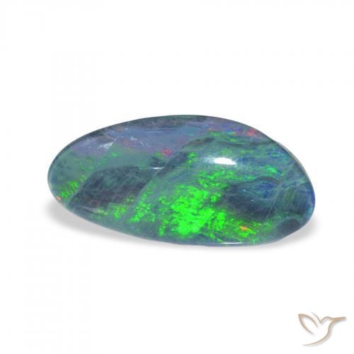 Opala Triplet Multicolorido Natural 2.67ct, Chique, Opaco