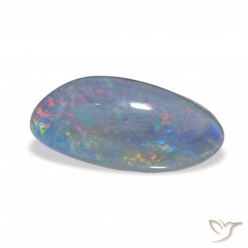 Opala Triplet Multicolorido Natural 3.60ct, Chique, Opaco