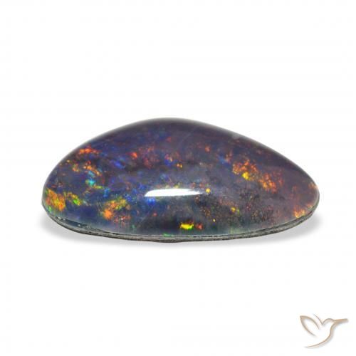 Opala Triplet Multicolorido Natural 2.18ct, Chique, Opaco