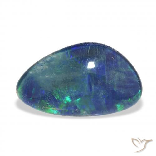 3.62ct Natural Multicolorido Opala Triplet, Chique, Opaco