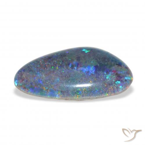 Opala Triplet Multicolorido Natural 3.16ct, Chique, Opaco