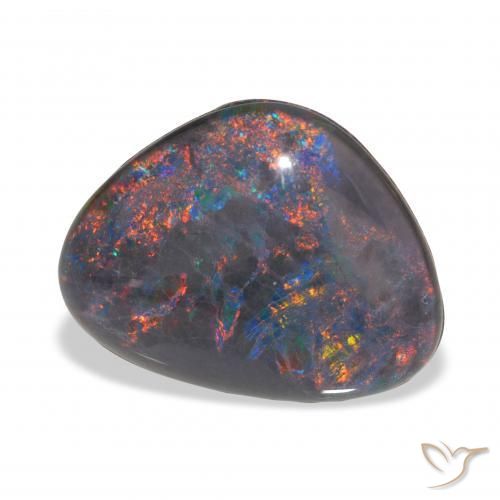 Opala Triplet Multicolorido Natural 4.24ct, Chique, Opaco