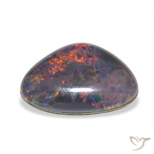 Opala Triplet Multicolorido Natural 4.24ct, Chique, Opaco