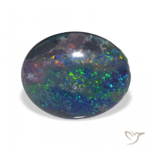 2.70ct Natural Multicolorido Opala Triplet, oval, Opaco