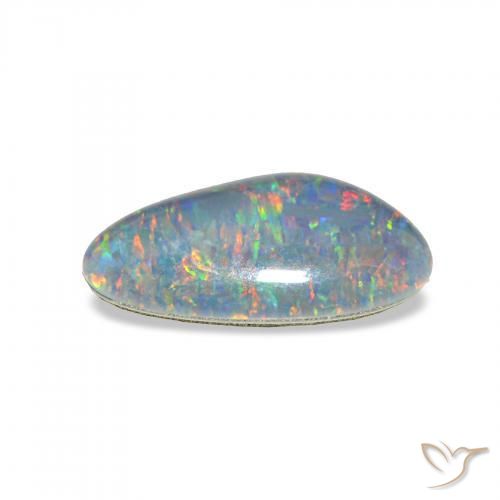 Opala Triplet Multicolorido Natural 3.84ct, Chique, Opaco