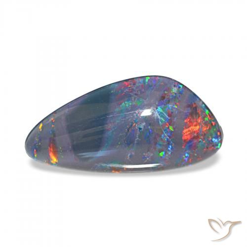 4.17ct Multicolorido Opala Triplet, Chique, Opaco