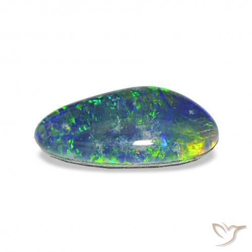Opala Triplet Multicolorido Natural 3.63ct, Chique, Opaco