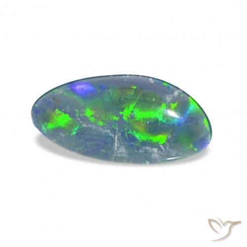 Opala Triplet Multicolorido Natural 3.22ct, Chique, Opaco